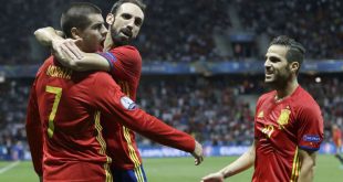 Euro2016: Spanje 3 - 0 Turqi