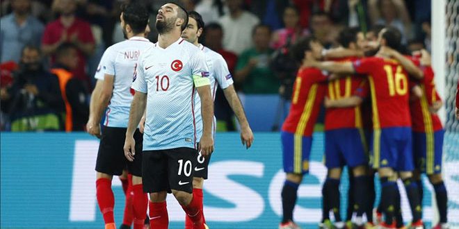 Euro 2016: Spanje 3 - 0 Turqi
